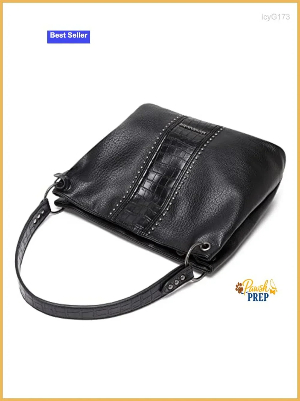 Faux Leather Hobo Bag Slouchy Shoulder Tote for Women